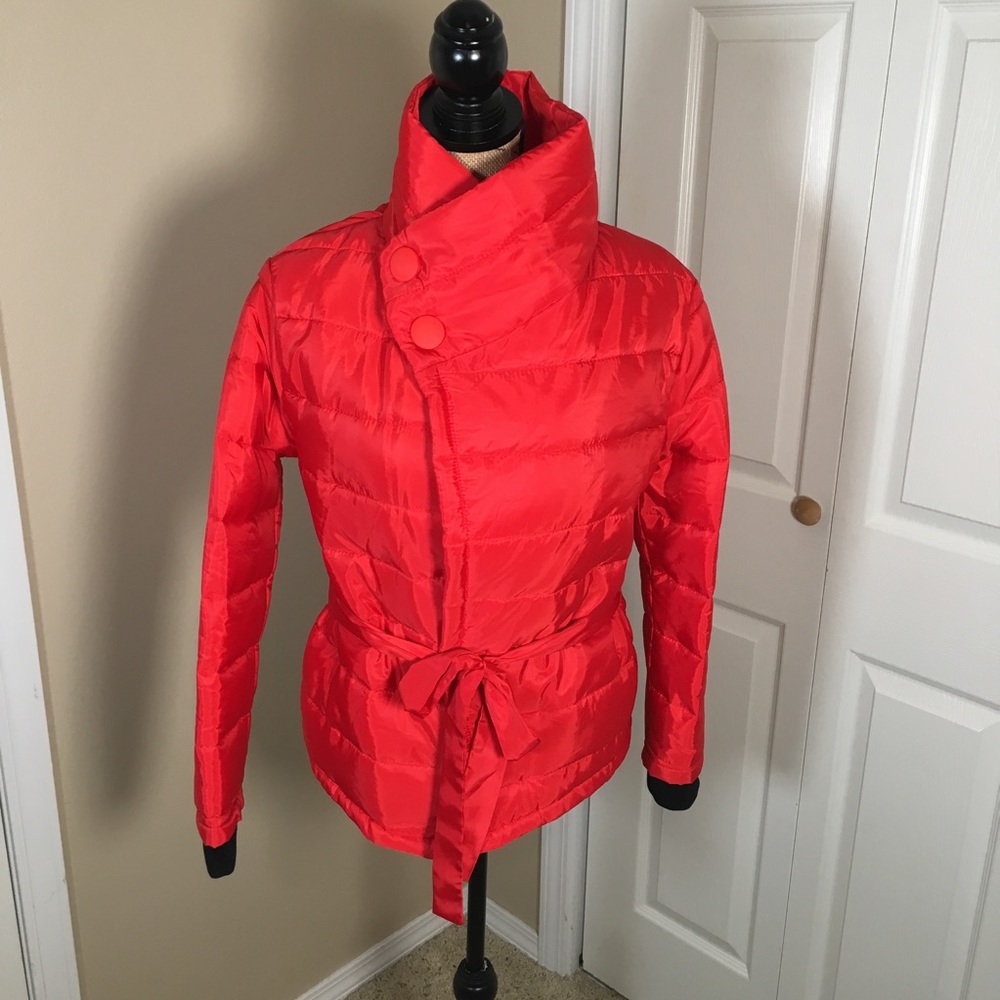 NWOT Red Puffy Lightweight Jacket